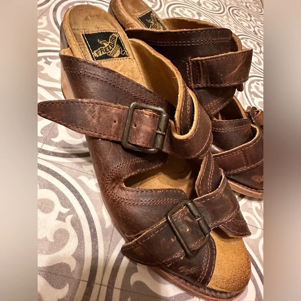 Freebird by Steven Caprice leather sandals size 9 GUC - Picture 4 of 12